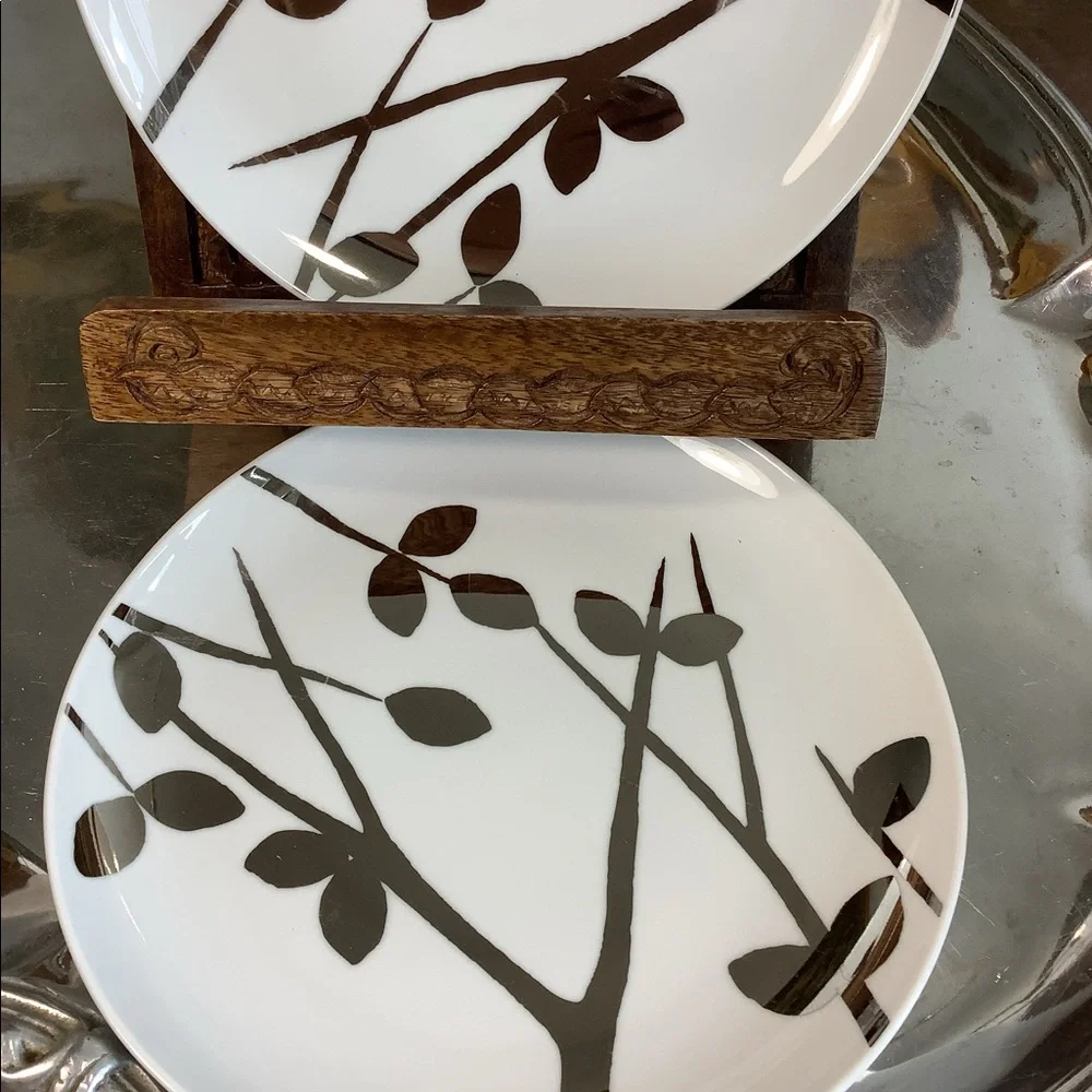 David Stark for West Elm Salad Dessert Plates 2 each